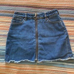PacSun denim skirt